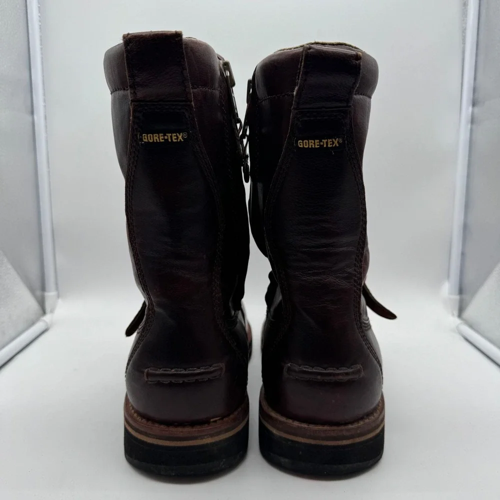 Irish Setter Red Wing 855 Gore-Tex Leather Side‎ Zip Boots Mens 11 Brown Moc Toe